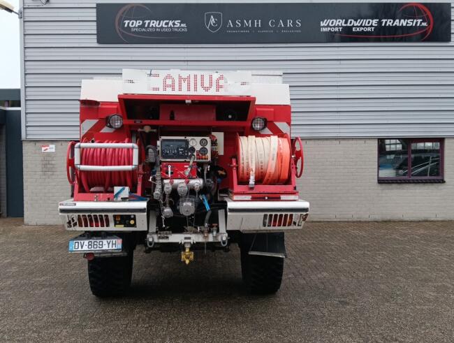 Unimog U 5000 Mercedes Benz -4x4 - (type 437.4) 4000 ltr -Lier, Winch -Feuerwehr Doppelkabine,Uberrollkafig - Camiva TT 4890