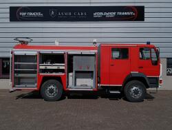 MAN 10.163 4x4 - Telmarem -Brandweer, Feuerwehr, Fire brigade- Crew Cab, Dubbele cabine - Expeditie, Camper TT 4909