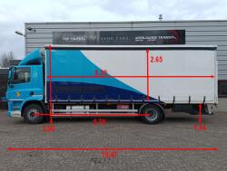 DAF CF 310 FA DHollandia Laadklep 3.500 kg, Loadlift, Ladebordwand -Airco -Schuifzeilen -Euro 6 TT 4911
