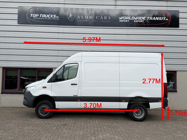 Mercedes-Benz Sprinter 516 CDI 4X4 - L2H3 -Euro 6d -Trekhaak -Climat Control - Apple Carplay - Android Auto -Camera -Dubbellucht TT 4913