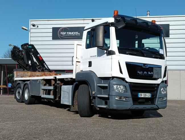 MAN TGS 26.420 6x2 - HIAB 25TM Kraan, Krane, Kran - Retarder - Stuuras - Airco - Euro 6 TT 4914