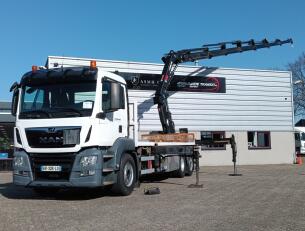 MAN TGS 26.420 6x2 - HIAB 25TM Kraan, Krane, Kran - Retarder - Stuuras - Airco - Euro 6 TT 4914