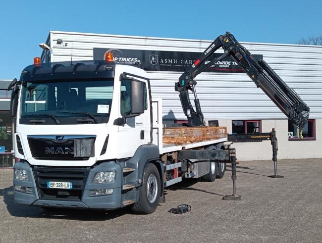 MAN TGS 26.420 6x2 - HIAB 25TM Kraan, Krane, Kran - Retarder - Stuuras - Airco - Euro 6 TT 4914