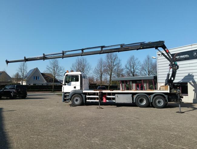 MAN TGS 26.420 6x2 - HIAB 25TM Kraan, Krane, Kran - Retarder - Stuuras - Airco - Euro 6 TT 4914