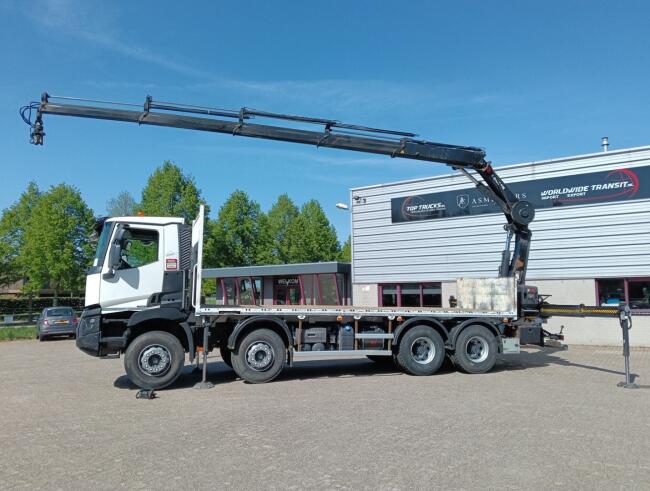 Renault C430 8x4 - HIAB 22TM Kraan, Kran, Crane -Climate Control -Remote Control TT 4917