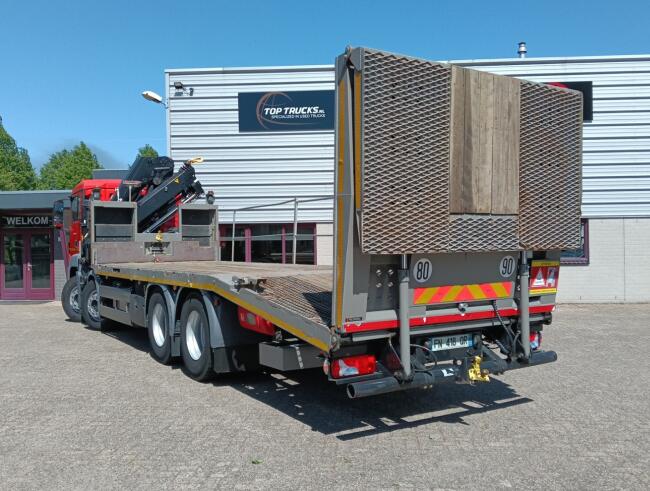 MAN TGS 35.360 8x2 - Hiab 22TM Kraan, Machine transporter, Oprijwagen, afsleepwagen 6.7T. lier TT 4933