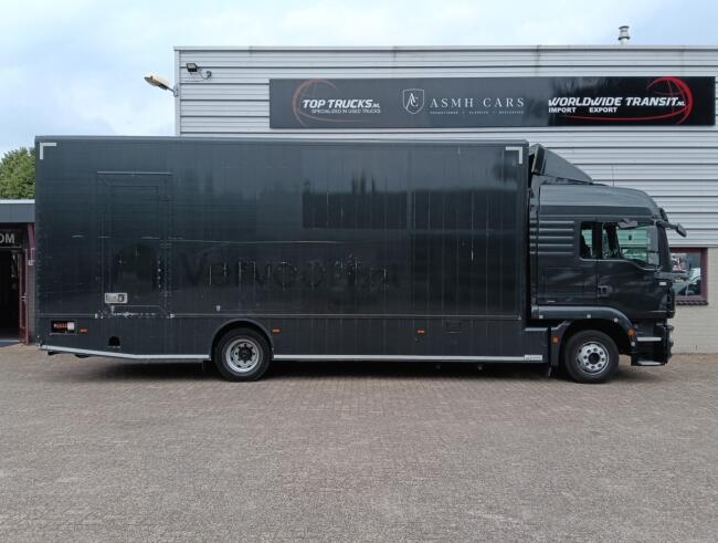 MAN TGM 12.250 EEV DHollandia laadklep, Loadlift, Ladebordwand 1.500 kg -Airco -Meubeltranport -Slaapcabine TT 4940