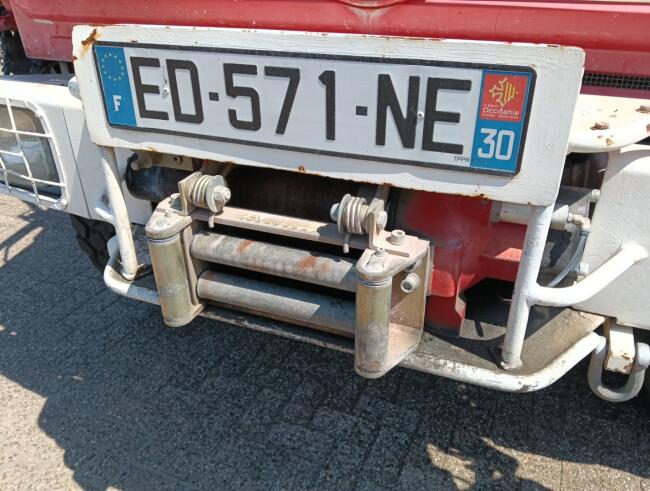Mercedes-Benz Unimog U 5000 4x4 - (type 437.4) 4000 ltr -Lier, Winch -Feuerwehr Doppelkabine,Uberrollkafig - Camiva - Expeditievoertuig, Camper TT 4949