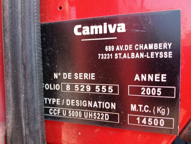 Mercedes-Benz Unimog U 5000 4x4 - (type 437.4) 4000 ltr -Lier, Winch -Feuerwehr Doppelkabine,Uberrollkafig - Camiva - Expeditievoertuig, Camper TT 4949