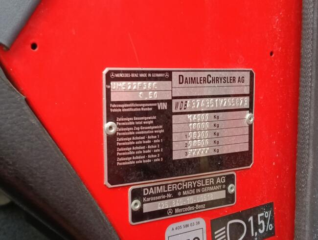 Mercedes-Benz Unimog U 5000 4x4 - (type 437.4) 4000 ltr -Lier, Winch -Feuerwehr Doppelkabine,Uberrollkafig TT 4951