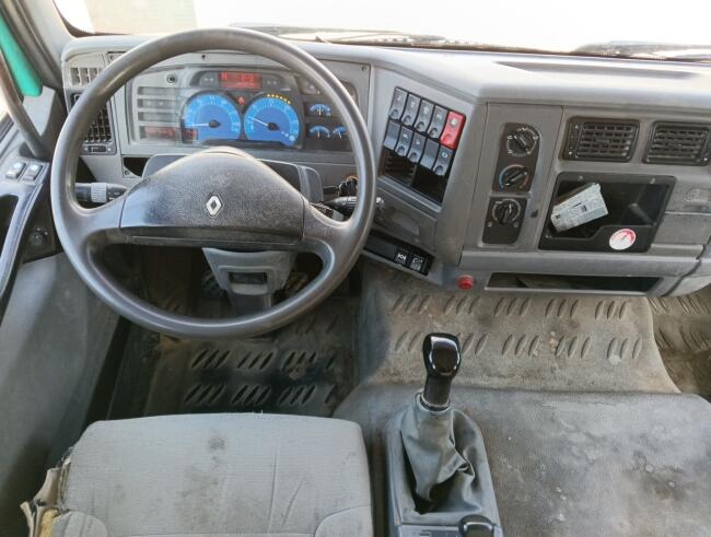 Renault Midlum 220 DCI Hiab 9TM Kraan, Crane, Kran -Dubbele cabine, Crewcab -Kipper, Tipper TT 4962