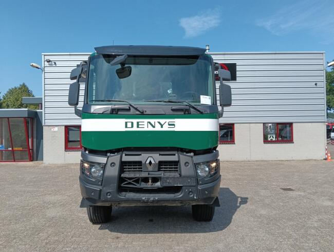 Renault K 460 6x6 -HIAB 18TM Kraan, Crane, Kran, Grue -Bladgeveerd, Grote assen TT 4963