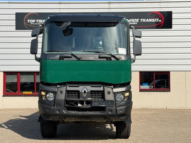 Renault K 460 6x6 -HIAB 18TM Kraan, Crane, Kran, Grue -Bladgeveerd, Grote assen TT 4963