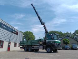 Renault K 460 6x6 -HIAB 18TM Kraan, Crane, Kran, Grue -Bladgeveerd, Grote assen TT 4963