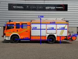 Mercedes-Benz Atego 1528 F 1600 L - Ziegler Pomp - Atego - Lier - Feuerwehr, Brandweer, Fire truck - Crewcab TT 4979