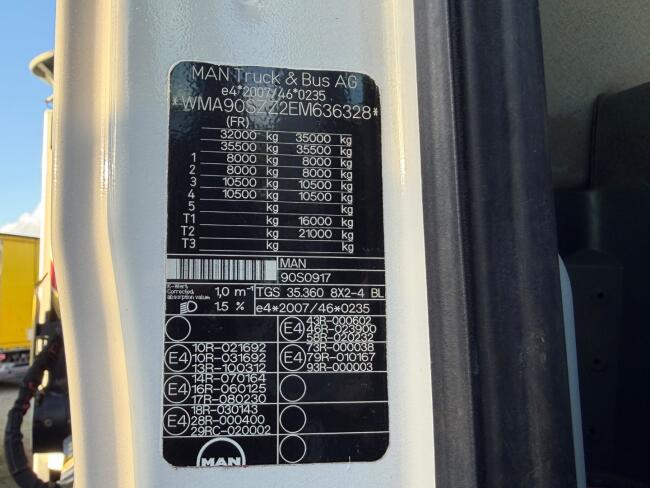 MAN TGS 35.360 8x2 - Fassi F165.2.22 - 360 PK - Euro 5 - Lier - Sper - Motorrem TT 5013